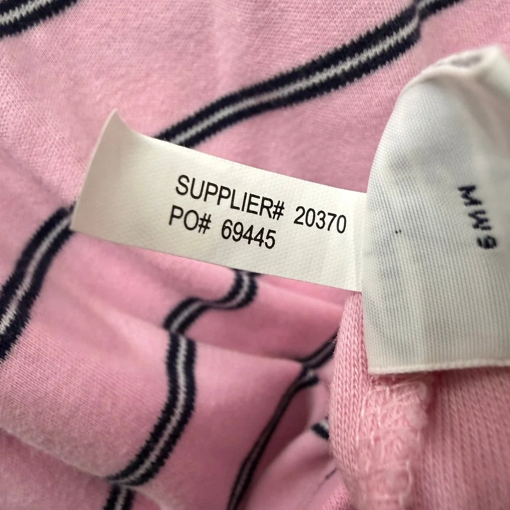 Polo Ralph Lauren Mens XXL Pink Striped Short Sleeve Cotton Polo Shirt